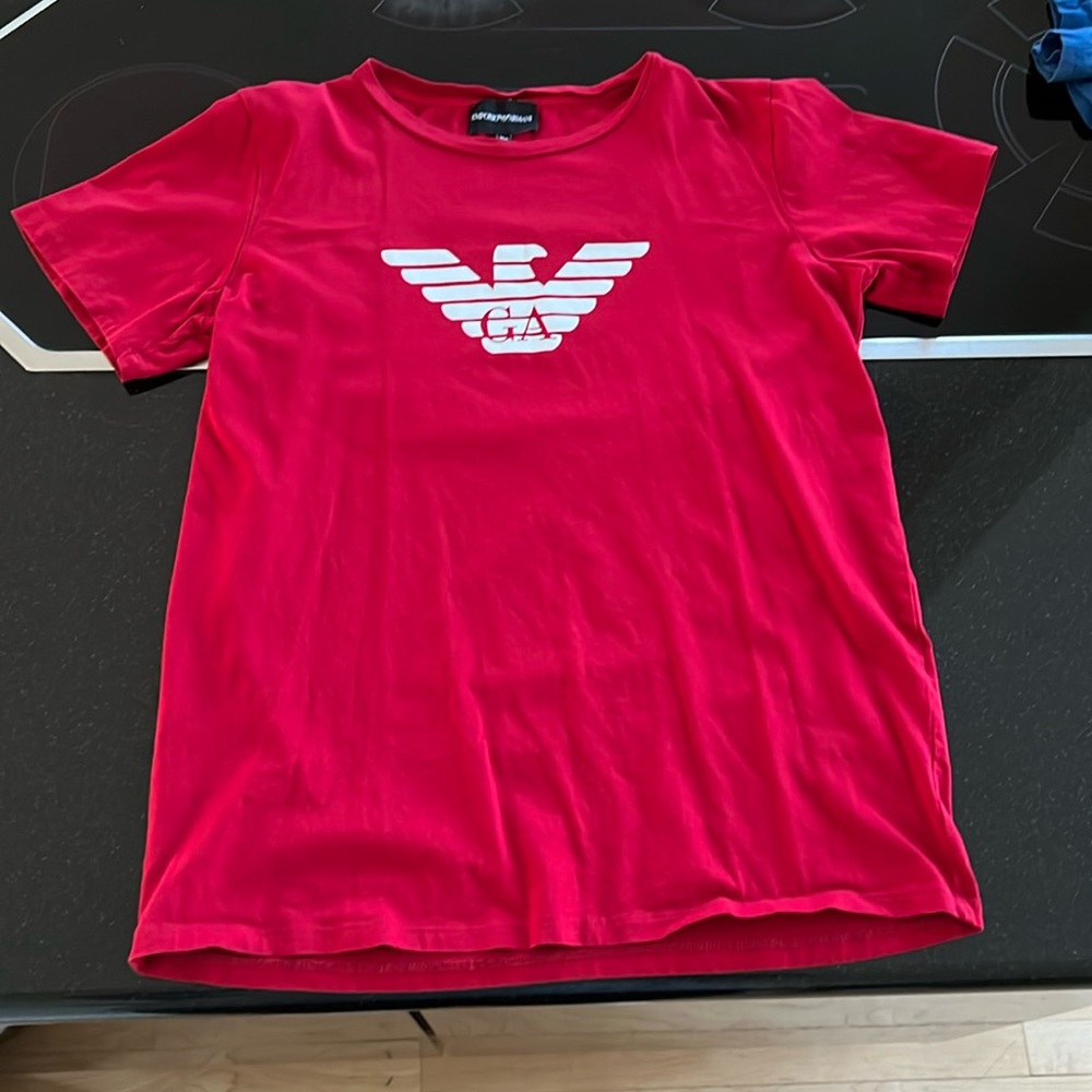 Emporio Armani short sleve shirt. Size 16